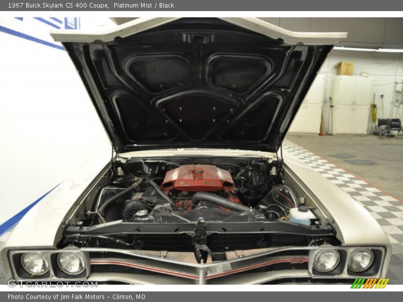 Platinum Mist / Black 1967 Buick Skylark GS 400 Coupe