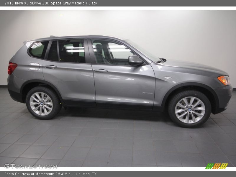 Space Gray Metallic / Black 2013 BMW X3 xDrive 28i