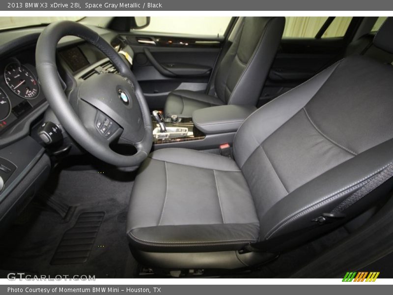 Space Gray Metallic / Black 2013 BMW X3 xDrive 28i