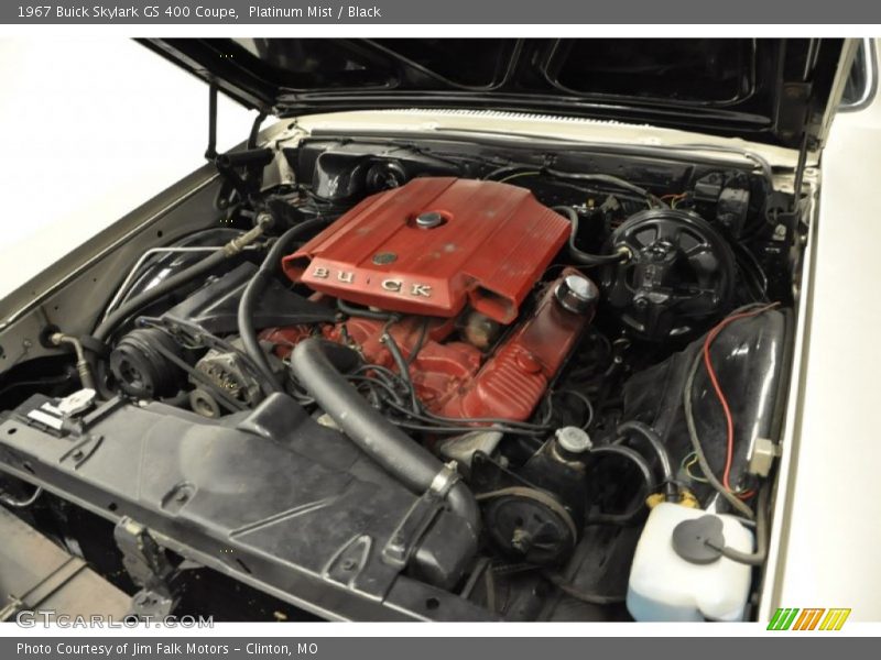 Platinum Mist / Black 1967 Buick Skylark GS 400 Coupe