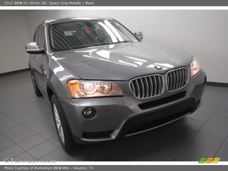 Space Gray Metallic / Black 2013 BMW X3 xDrive 28i