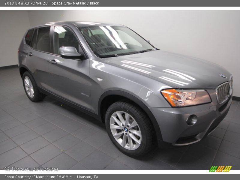 Space Gray Metallic / Black 2013 BMW X3 xDrive 28i