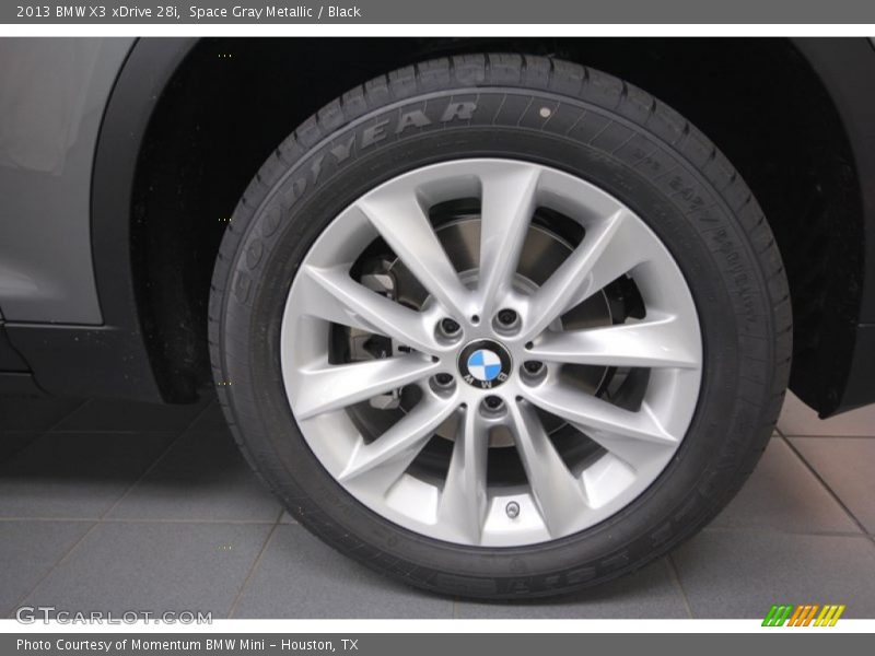 Space Gray Metallic / Black 2013 BMW X3 xDrive 28i