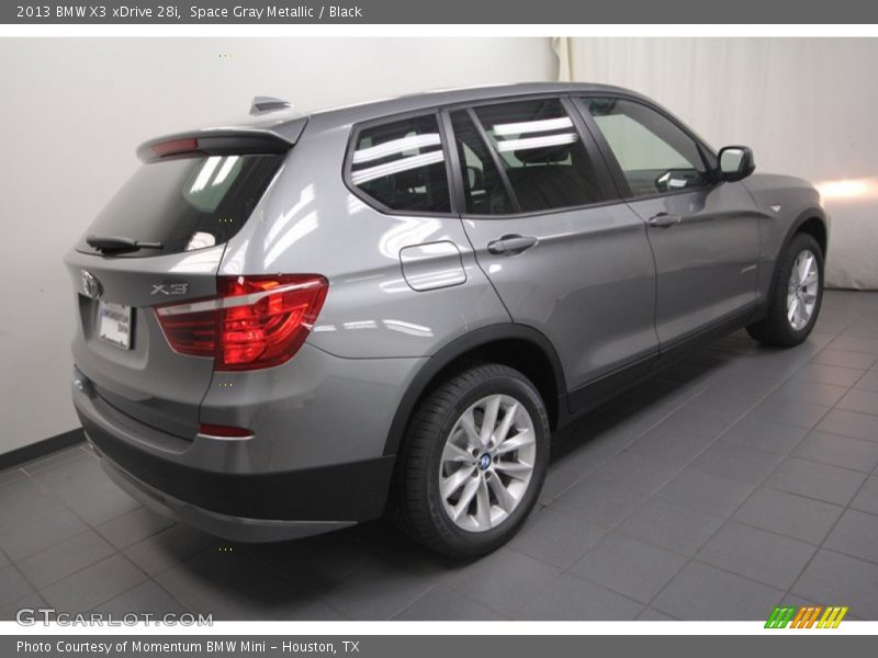Space Gray Metallic / Black 2013 BMW X3 xDrive 28i