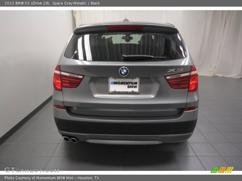 Space Gray Metallic / Black 2013 BMW X3 xDrive 28i