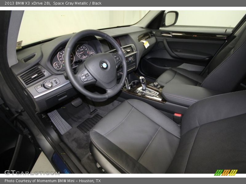 Space Gray Metallic / Black 2013 BMW X3 xDrive 28i