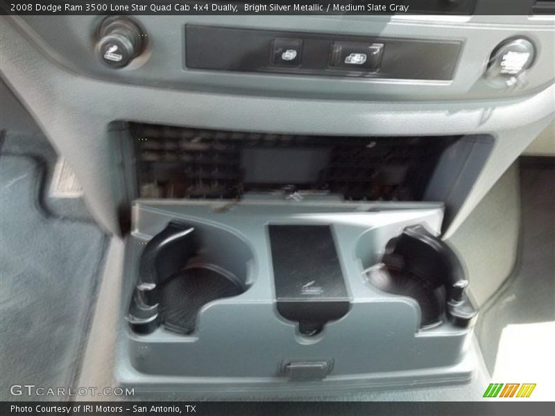 Bright Silver Metallic / Medium Slate Gray 2008 Dodge Ram 3500 Lone Star Quad Cab 4x4 Dually