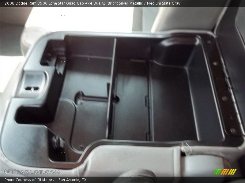 Bright Silver Metallic / Medium Slate Gray 2008 Dodge Ram 3500 Lone Star Quad Cab 4x4 Dually