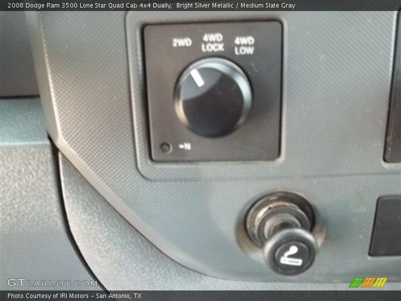Bright Silver Metallic / Medium Slate Gray 2008 Dodge Ram 3500 Lone Star Quad Cab 4x4 Dually