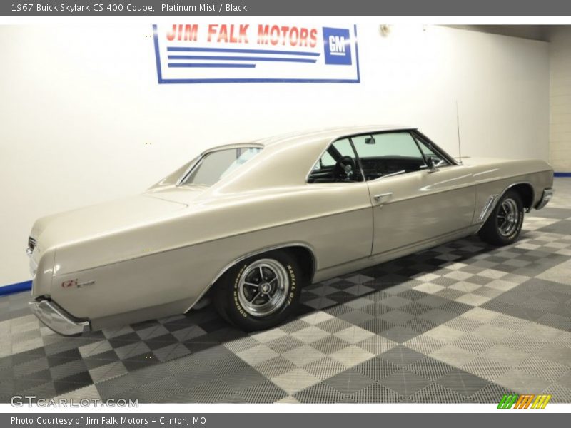 Platinum Mist / Black 1967 Buick Skylark GS 400 Coupe