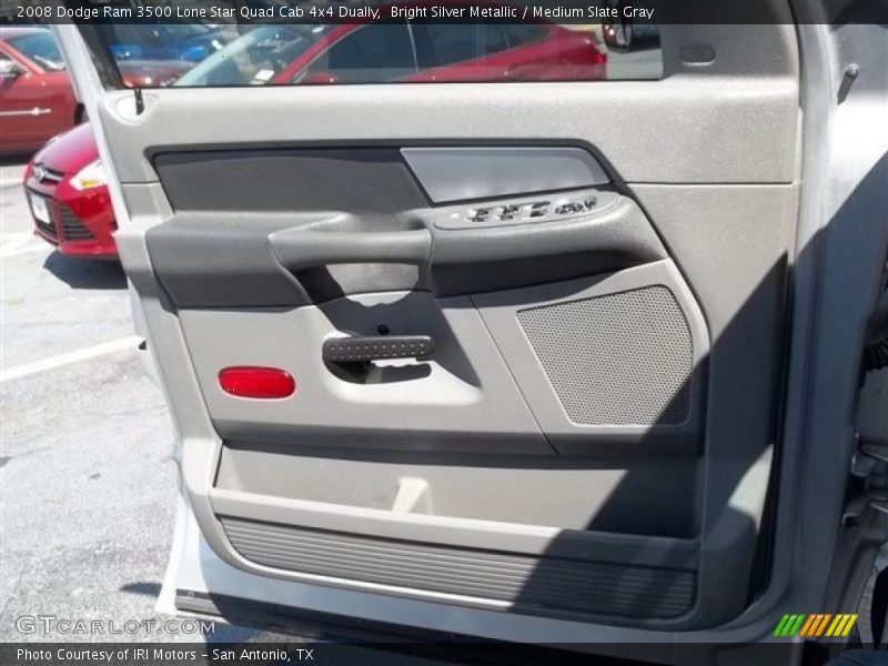 Bright Silver Metallic / Medium Slate Gray 2008 Dodge Ram 3500 Lone Star Quad Cab 4x4 Dually