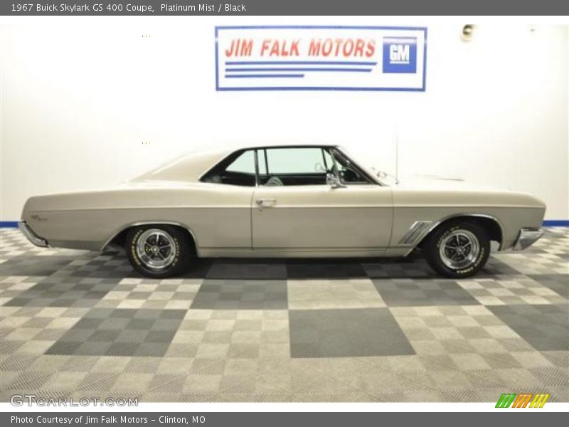 Platinum Mist / Black 1967 Buick Skylark GS 400 Coupe