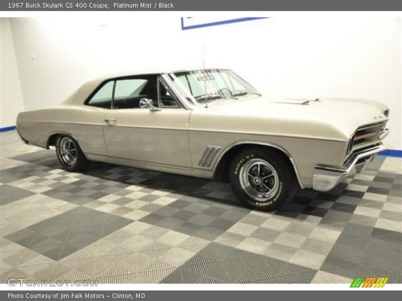 Platinum Mist / Black 1967 Buick Skylark GS 400 Coupe