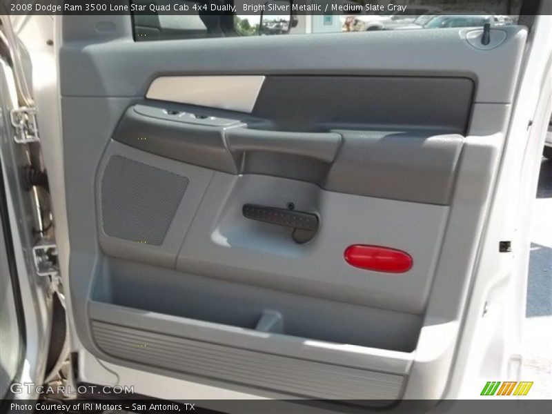 Bright Silver Metallic / Medium Slate Gray 2008 Dodge Ram 3500 Lone Star Quad Cab 4x4 Dually