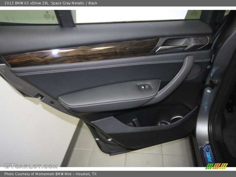 Space Gray Metallic / Black 2013 BMW X3 xDrive 28i