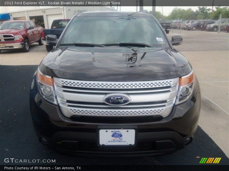 Kodiak Brown Metallic / Medium Light Stone 2013 Ford Explorer XLT