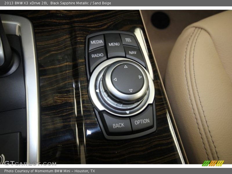 Black Sapphire Metallic / Sand Beige 2013 BMW X3 xDrive 28i