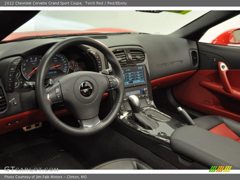 Dashboard of 2012 Corvette Grand Sport Coupe