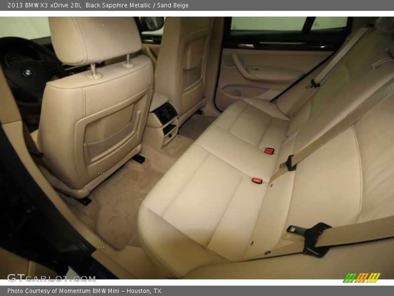 Black Sapphire Metallic / Sand Beige 2013 BMW X3 xDrive 28i