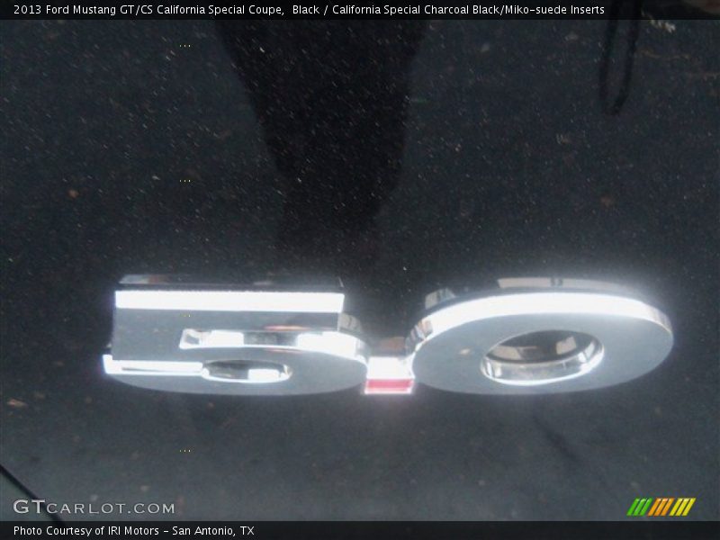 Black / California Special Charcoal Black/Miko-suede Inserts 2013 Ford Mustang GT/CS California Special Coupe
