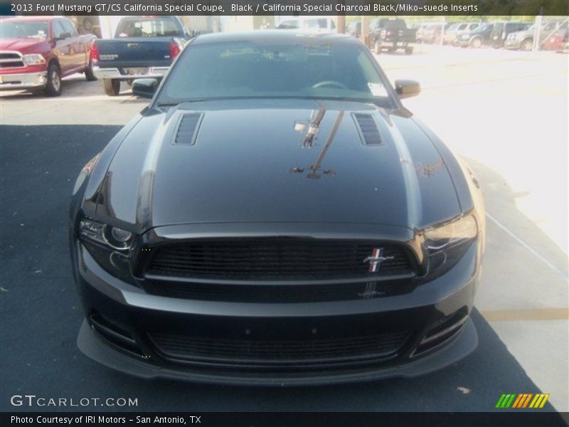 Black / California Special Charcoal Black/Miko-suede Inserts 2013 Ford Mustang GT/CS California Special Coupe