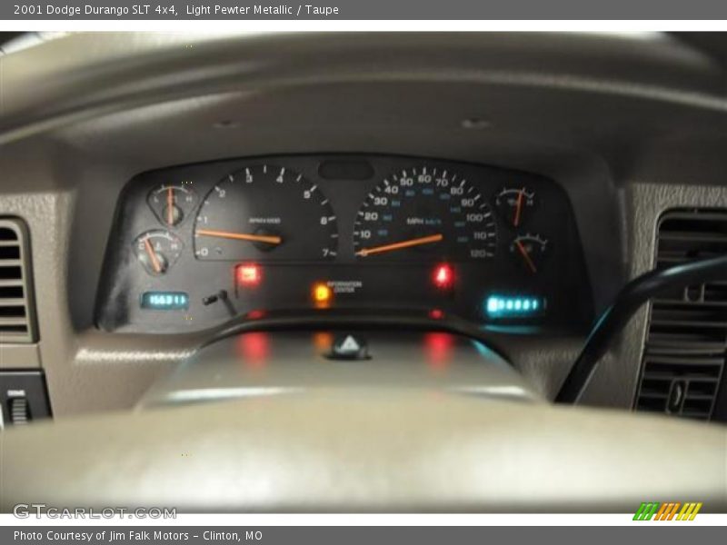 Light Pewter Metallic / Taupe 2001 Dodge Durango SLT 4x4