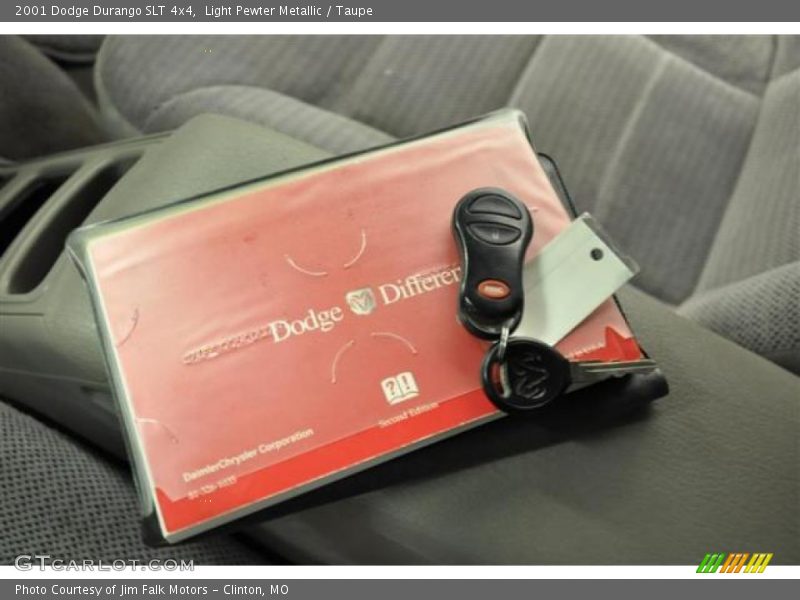 Light Pewter Metallic / Taupe 2001 Dodge Durango SLT 4x4