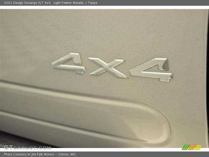 Light Pewter Metallic / Taupe 2001 Dodge Durango SLT 4x4