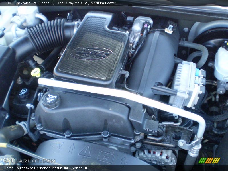 Dark Gray Metallic / Medium Pewter 2004 Chevrolet TrailBlazer LS