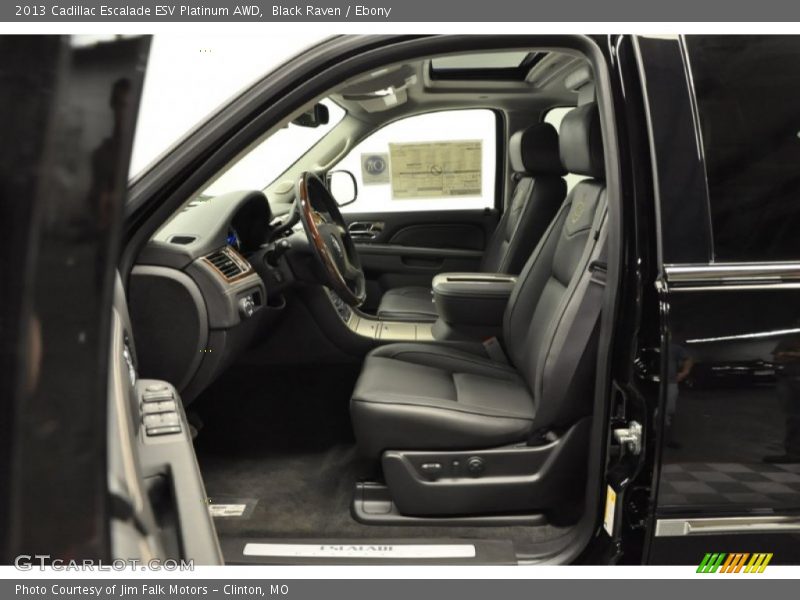 Black Raven / Ebony 2013 Cadillac Escalade ESV Platinum AWD