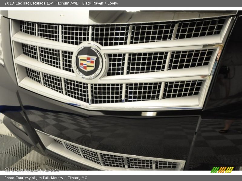 Black Raven / Ebony 2013 Cadillac Escalade ESV Platinum AWD