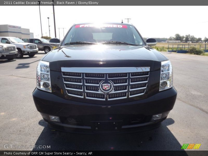 Black Raven / Ebony/Ebony 2011 Cadillac Escalade Premium