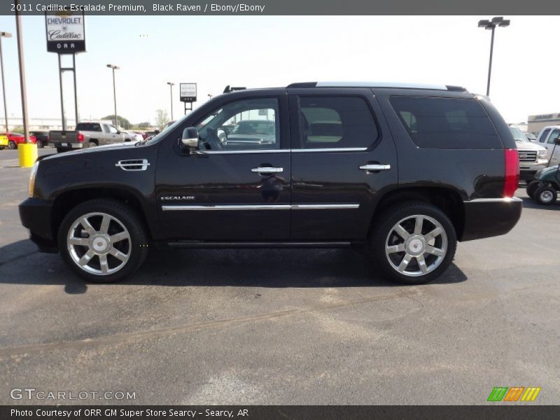 Black Raven / Ebony/Ebony 2011 Cadillac Escalade Premium