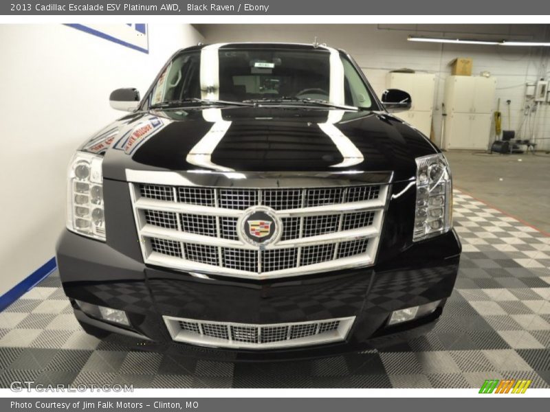 Black Raven / Ebony 2013 Cadillac Escalade ESV Platinum AWD