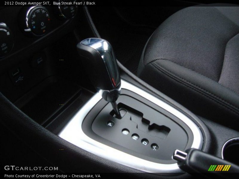 Blue Streak Pearl / Black 2012 Dodge Avenger SXT