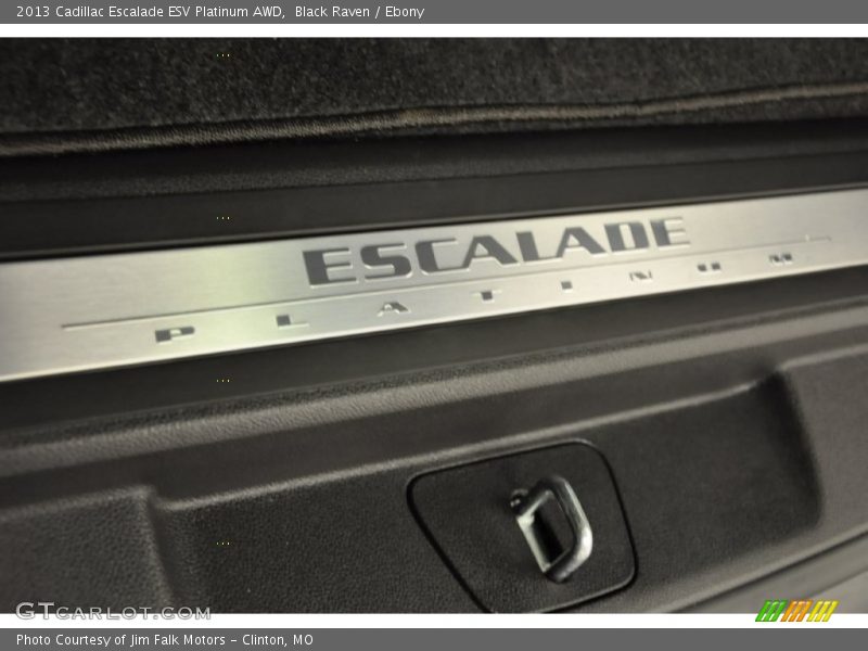 Black Raven / Ebony 2013 Cadillac Escalade ESV Platinum AWD