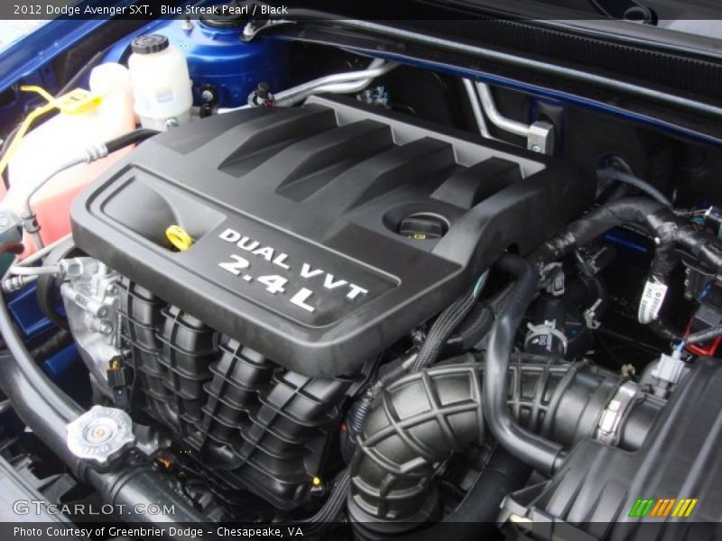 Blue Streak Pearl / Black 2012 Dodge Avenger SXT