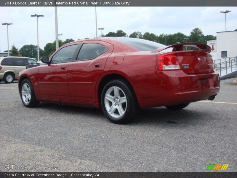 Inferno Red Crystal Pearl / Dark Slate Gray 2010 Dodge Charger Rallye