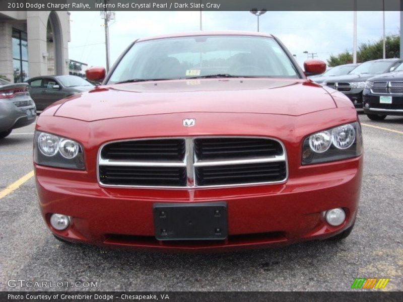 Inferno Red Crystal Pearl / Dark Slate Gray 2010 Dodge Charger Rallye