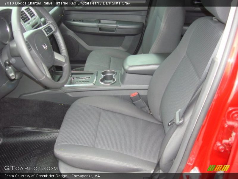 Inferno Red Crystal Pearl / Dark Slate Gray 2010 Dodge Charger Rallye