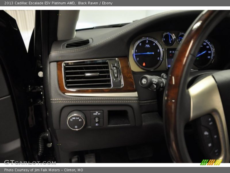 Black Raven / Ebony 2013 Cadillac Escalade ESV Platinum AWD