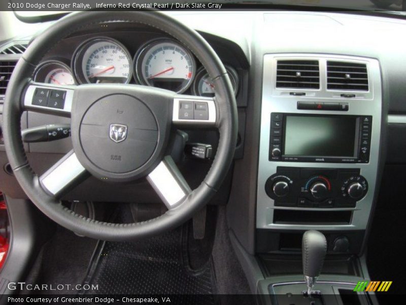 Inferno Red Crystal Pearl / Dark Slate Gray 2010 Dodge Charger Rallye