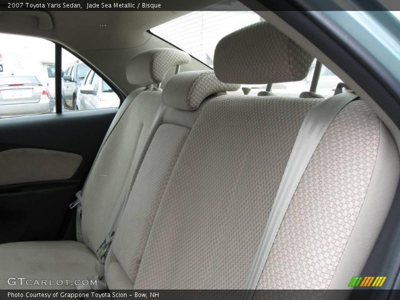 Jade Sea Metallic / Bisque 2007 Toyota Yaris Sedan