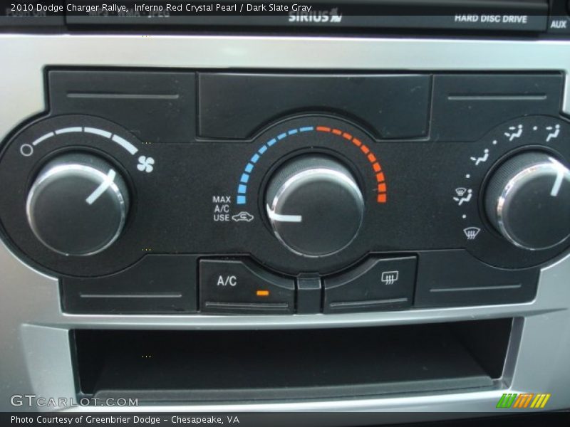 Inferno Red Crystal Pearl / Dark Slate Gray 2010 Dodge Charger Rallye