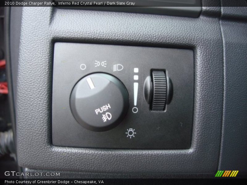 Inferno Red Crystal Pearl / Dark Slate Gray 2010 Dodge Charger Rallye