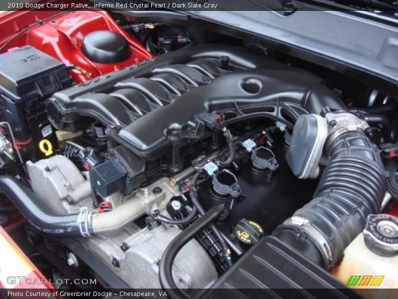 Inferno Red Crystal Pearl / Dark Slate Gray 2010 Dodge Charger Rallye