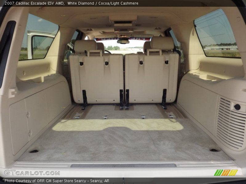 White Diamond / Cocoa/Light Cashmere 2007 Cadillac Escalade ESV AWD