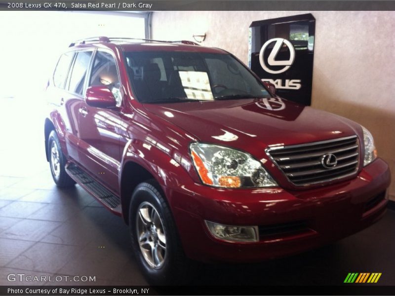Salsa Red Pearl / Dark Gray 2008 Lexus GX 470