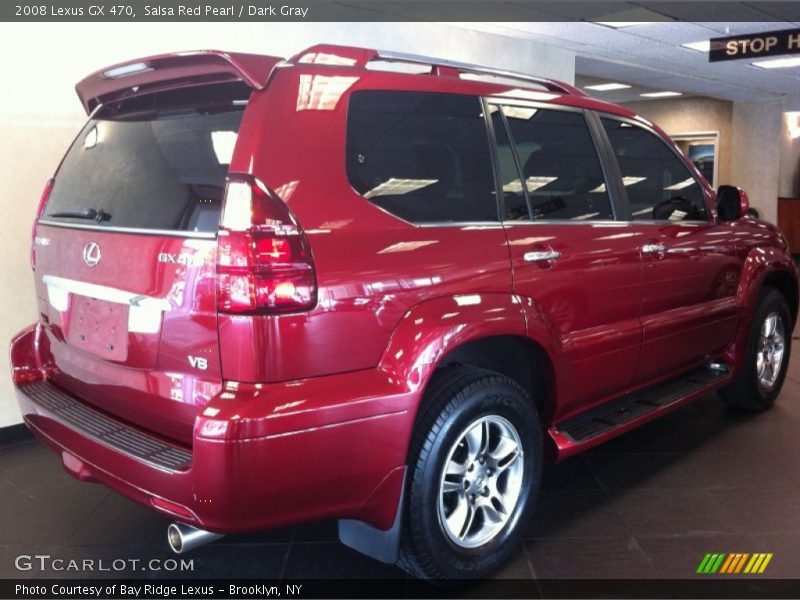 Salsa Red Pearl / Dark Gray 2008 Lexus GX 470