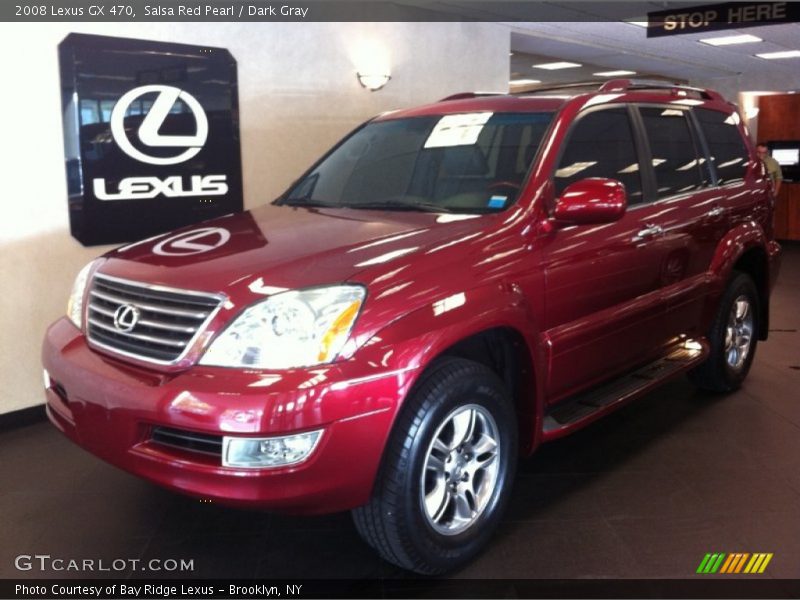 Salsa Red Pearl / Dark Gray 2008 Lexus GX 470